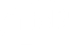 Logo of Intel, partner of Amarisoft in Public and Private network market